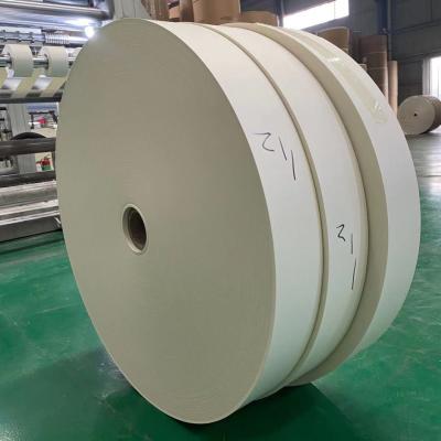 China Maagdelijke Pulp150g+10g PE Papierkop die Grondstof 1550mm maken Te koop