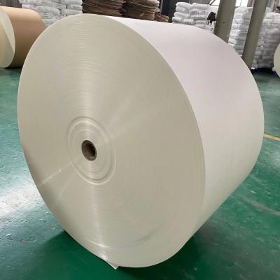 China PE Jumbo Paper Roll Raw Material Required For Paper Cup Manufacturing for sale