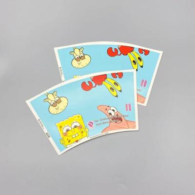 China Fettdichter Papierschalen-freier Raum des PET Cupstock-Papier-Offsetdruck-190gsm zu verkaufen