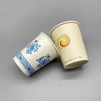 China La compensación PE cubrió la taza de papel 100ml biodegradable en venta