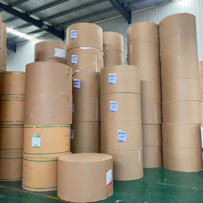 China Food Grade Recyclable 250gsm PE Coated Cup Raw Material Kraft Paper Rolls For Making Cups Bowls for sale