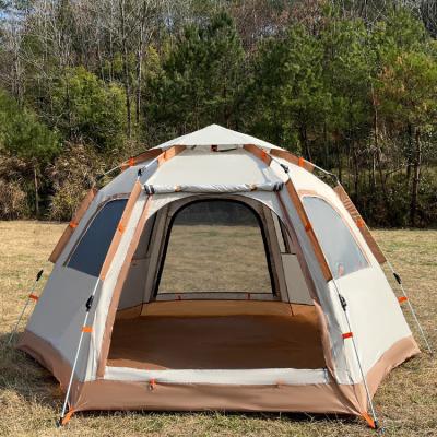 China Straight Bracing Type - 2 - 3 Person Thickened Rainproof Camping Tent for sale