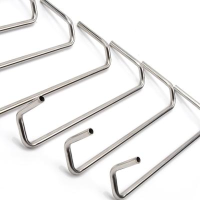 China Mechanical Parts Towel Rack Stainless Steel Elbow Fitting Processing , CNC Elbow Processing Rack for sale