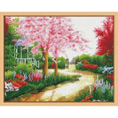 China Waterproof+ECO-Friendly Latest Arrival Professional Made Canvas DIY Diamond Painting Landscapes Diamond Paintings for sale