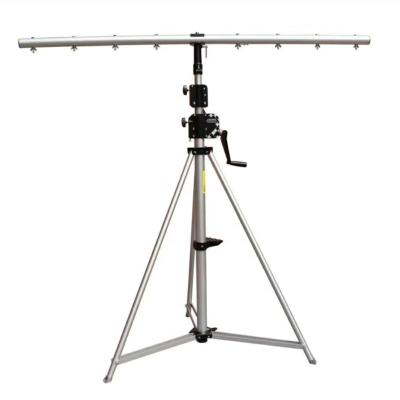 China PORTABLE 1.7-3.8 Meters Super Light Good Quality Aluminum Stand Tripod Lift Support 80kgs for sale