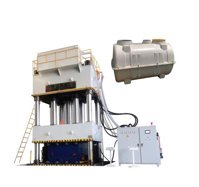 China High Efficient 4 Column Press Mount Machine Septic Tank SMC Hot Press Forming Machine for sale