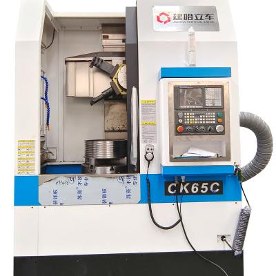 China Machinery Repair Shops CNC Vertical Lathe CK65C Automatic Guide Rail Hiwin for sale