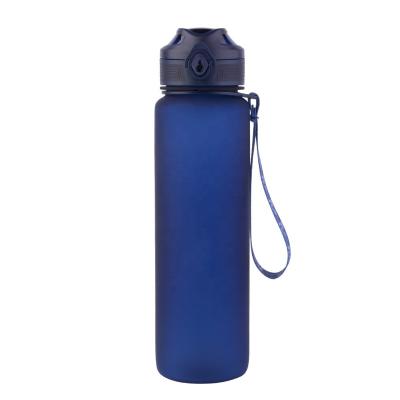 China Viable 1 Liter BPA Free Plastic Water Bottle Drinking No Leak Outdoor Sports Water Bottle Plastic Jug With Handles for sale