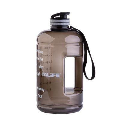 China Half Gallon Viable BPA Tritan Yellow Gym Protein Shaker 2L Free Water Bottle for sale