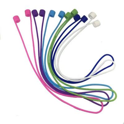 China Super Strong Anti-lost Anti-lost Earphone Neck Strap String Leash Anti-lost Sport Strings Colorful Matching Soft Strings Sport Lanyard for sale