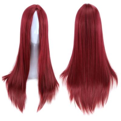 China Silky Straight Wave Wig Accessories Synthetic Hair Wigs Brown Color Lace Front Wigs for Women Glueless Black Synthetic Wear Natural Color Hairs for sale