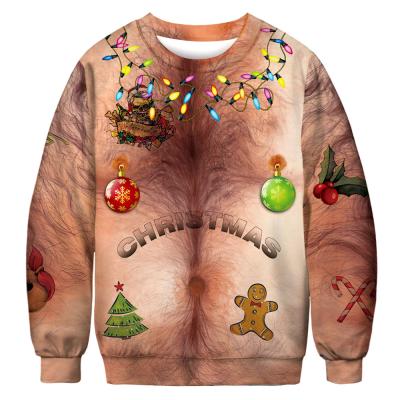 China Hot Selling Breathable Plus Size Creative Christmas Ugly Sweater for sale