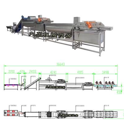 China Vegetable Processing Plant Automatic Vegetable Salad Production Line Fruit Salad Processing Line for sale