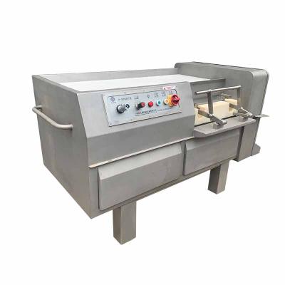 China Full Automatic Hotels Easy Used Frozen Tuna Meat Dicing Machine With Knives Made In Germany for sale