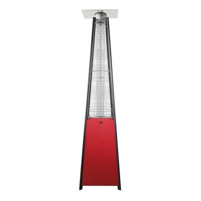 China Freestanding Black Electric Outdoor Patio Heater Glass Tube Pyramid Patio Heate Good Quality for sale