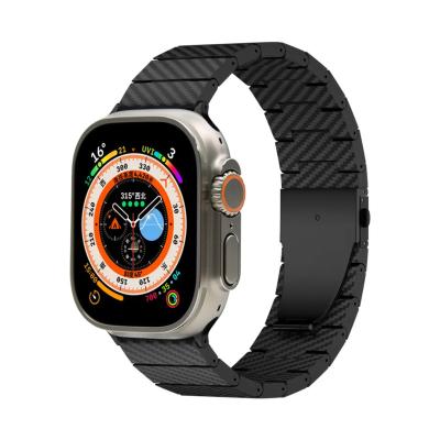 China Fashion. Sport Carbon Fiber Strap Sports Solid Light Weight Waterproof Size 45/44/42 41/40/38 Mm For Apple iwatch Band for sale