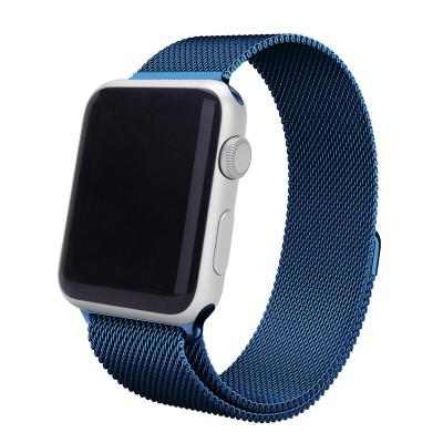 China New Arrival Sports Series 6 20mm Metal Watch Band Blue Steel 40mm Strap Easy For Apple for sale