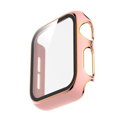 China Trendy Custom Fashion Tempered Film Designer Smart Watch Protective Case For Apple for sale