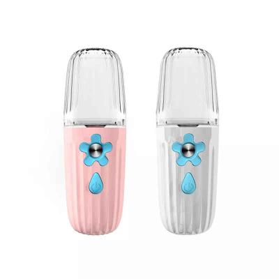 China Mini Portable USB Car Face Rechargeable Ultrasonic Mist Jet Nano Fogger Humidifier for sale