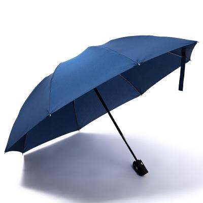 China Automatic open and close ready goods 3 times automatic open and close reverse umbrellas for sale