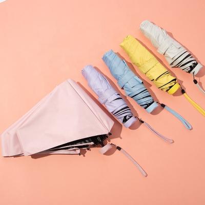 China Wholesale Automatic Open Small 3 Folding Umbrella Folding Umbrella With UV Coating for sale