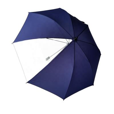 China Coastal Wholesale EVA Adults Windproof Bumbershoots Manual Golf Open Reflective Whistling Umbrella for sale