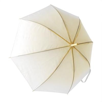 China Open Poe Clear Umbrella Gradual Color Change Auto Open Cheap Automobile Umbrella for sale