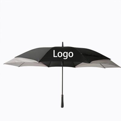 China Large Golf Transitional Outdoor Expandable Automatic Umbrella Promotional Umbrella With Logo Prints for sale