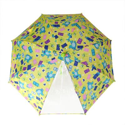 China Factory Direct Selling Children's Manual Open Straight Umbrella For Kids for sale