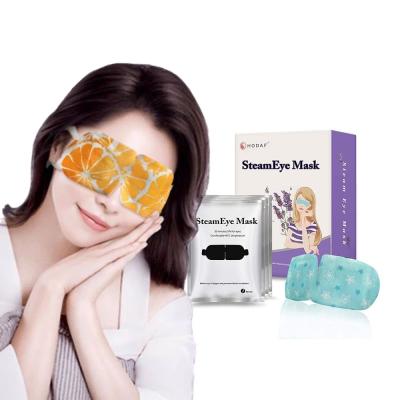 China CE ISO MSDS Dark Circles Hot Compress Self Heated Eye Patch Pad Unscented Steam Heating Eye Mask for sale