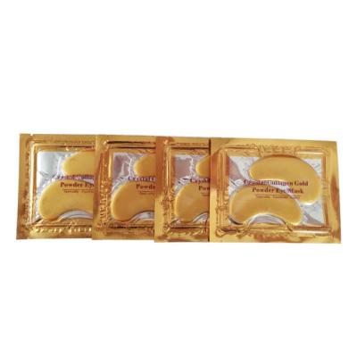 China Anti-Puffiness Dark Circle Eye Mask Private Label Crystal Collagen Gold Powder Eye Mask for sale