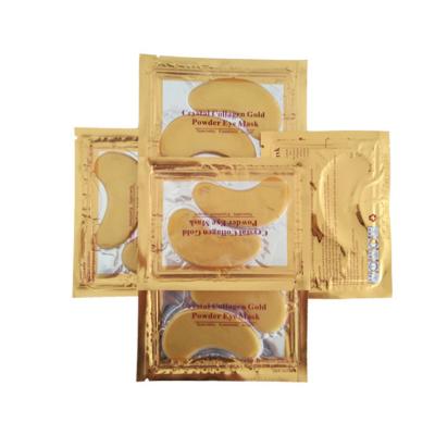 China Best Selling Dark Circles Moisturizer Eye Bags 24K Gold Hydraulic Gel Eye Patch Pads Sleep Collagen Under Eye Mask for sale