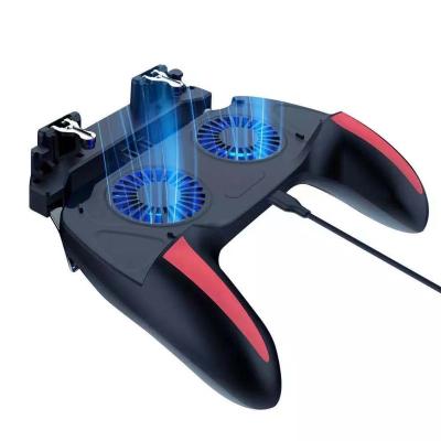 China With Phone Holder L1R1 Fire Button Trigger With 2500mAh Bank Gamepad Controller H10 Fan Power And Grip Gamepad for sale