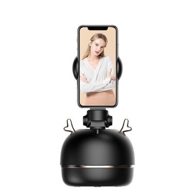 China 360 Degree Adjustable Automatic Face Rotation Mobile Phone Holder Tracking Smart Shooting For Live Streaming Broadcast Gimbal for sale