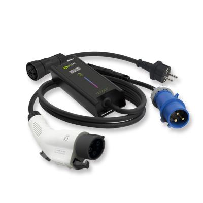 China ZENCAR GEN 3.0 Electric Car Charger j1772 with Adapter Schuko + Blue ECO 32A EVSA T1+ Schuko + Blue ECO for sale