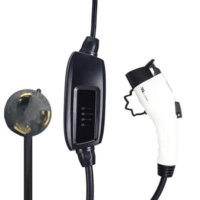 China DUOSIDA evse EV Charger Type 1 SAE J1772 Portable PLUG 16A With 25 Feet Charging Cable 16A for sale