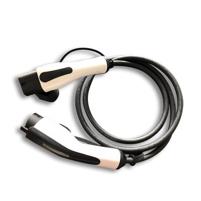 China IP 65 Thermoplastic Type 1 To Type - 2 EV Charging Cable 32A TUV Certificated IEC 62196-2 Male Plug To J1772 for sale