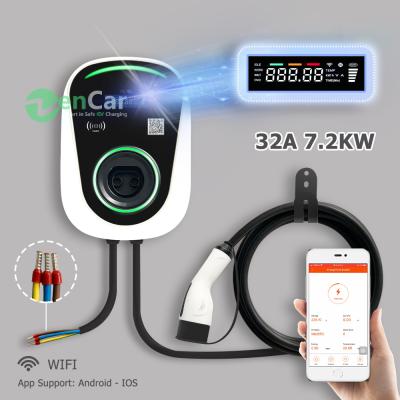 China Residential Home Use For EV Car Duosida 32A 7.4KW EV Fast AC Charging Station For Home Use for sale