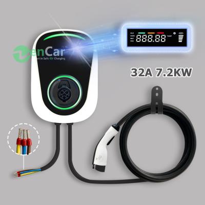 China Duosida type 1 wall box ev charging station for electric vehicle 32A 7.2KW 237mm*343mm*115mm for sale