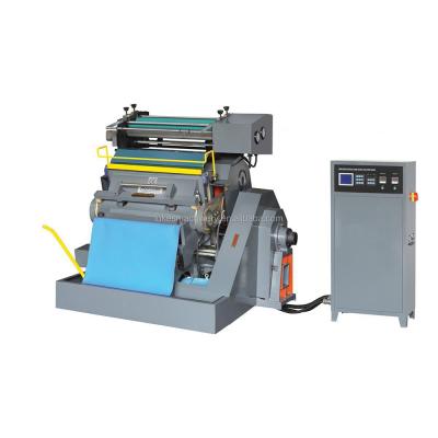 China Printing Shops Maker Small Manual Paper Bag Card Board Die Cutting And Embossing Hot Stamping Foil Machine for sale