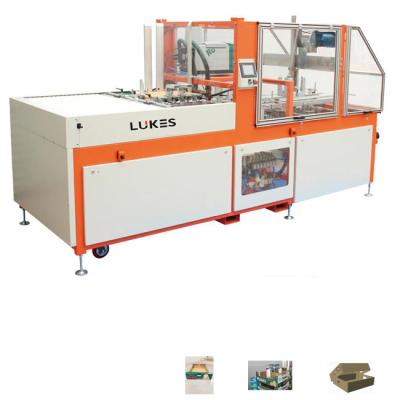 China Corrugated Cardboard Making Folder-Gluer Machinery For Forming Fruit And Vegetable Packaging Boxes for sale