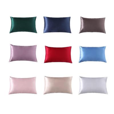 China 19momme Anti-Wrinkle Pillow Case Breathable Smooth 100% Silk Wrap For Hair And Skin With Eye Mask for sale