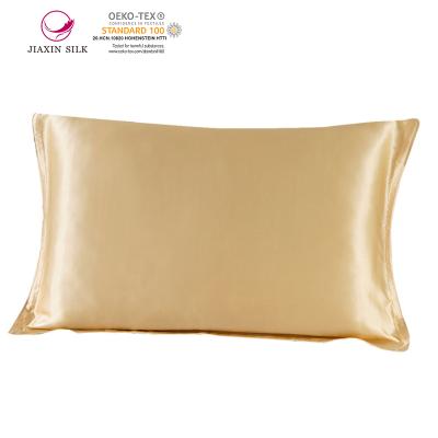 China custom hot sale 100% pure mulberry silk Anti-wrinkle wrap pillow case backer add Logo Multi Color 16momme pillowcase 74x48cm for sale