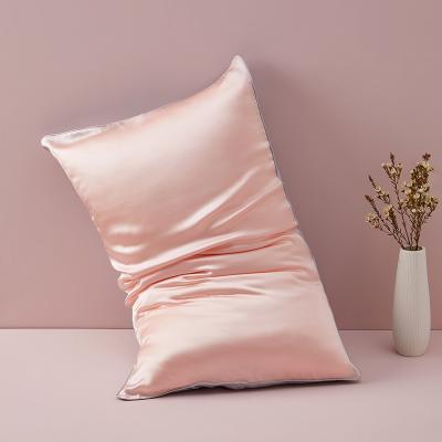 China Anti-wrinkle pillowcase 100% soft comfortable mulberrry silk pure organic satin pillowcase for sale