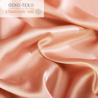 China Solid Color Breathable High Quality Mulberry Fashion 100% Natural Silk Charmeuse Fabric for sale