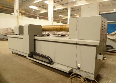 China De textielgraveur van de het Scherm Roterende Laser, Blauwe UVgravuremachine met licht-Macht het In evenwicht brengen Te koop