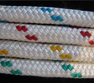 China China Durable Hot Sale Double Braid White Nylon Rope for sale