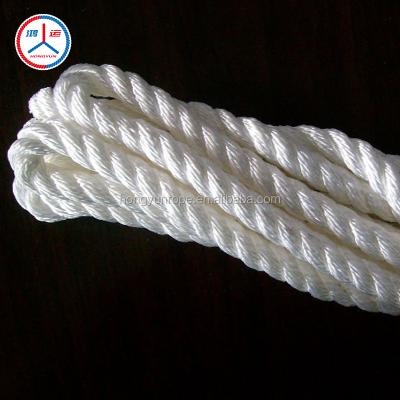 China 3 Strand High Tensile Polyamide PA Nylon Rope for sale