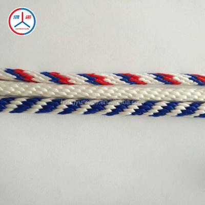 China Hot Sale 10mm High Tensile Polyester Solid Braided Rope for sale