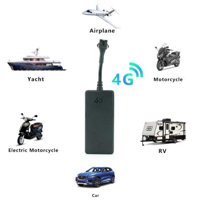 China Free 4G Automotive Geo-fence 4G anti lost scooter app electrombile motorcycle wired gps car tracker for sale